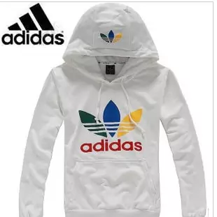 adidas coton veste mode hoodie pas cher 2012-2019U blanc couleur